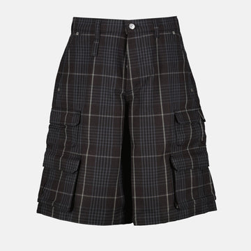 Short à carreaux