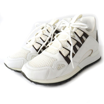 LOUIS VUITTON sneakers PVC White brown Runaway line 38