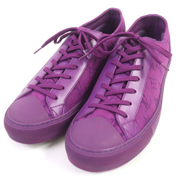 LOUIS VUITTON Low cut sneakers Part: Canvas, Part: Leather purple Tattoo line mens 7 Used