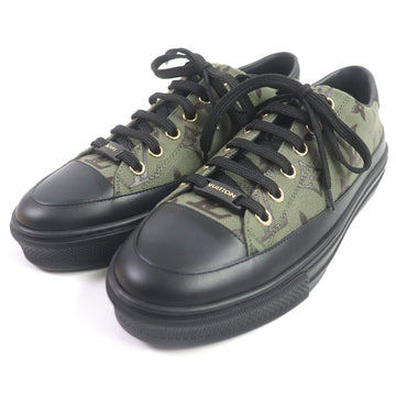 LOUIS VUITTON Low cut sneakers Main: Leather, Main: Canvas khaki Stellar Line Women 36 Used