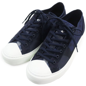 LOUIS VUITTON Low cut sneakers Part: suede Navy Tattoo line mens 8 Used
