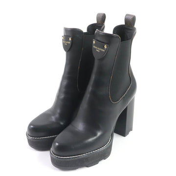 LOUIS VUITTON short boots 1AABB7 Main: Leather black Bobur Line Ankle Boots Women 38 Used