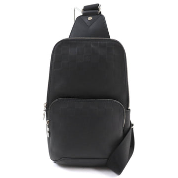 LOUIS VUITTON Sling bag N41720 Damier Anfini black Avenue sling bag