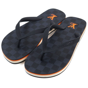 LOUIS VUITTON Beach sandal rubber Navy type Moritol Line 6