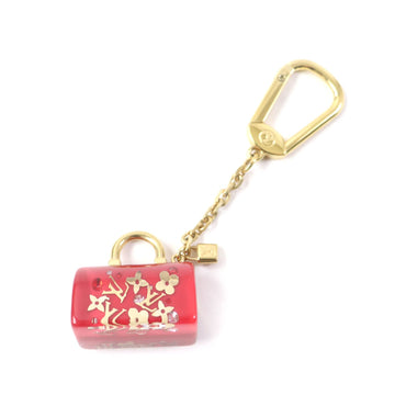 LOUIS VUITTON key ring M65024 Gold Plated Red gold Portocle Speedy Inclusion