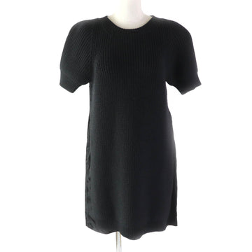 LOUIS VUITTON one piece wool black S