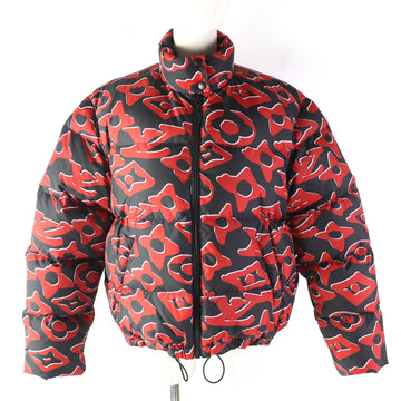 LOUIS VUITTON Down jacket 1A8B3X polyester Red Black type 36