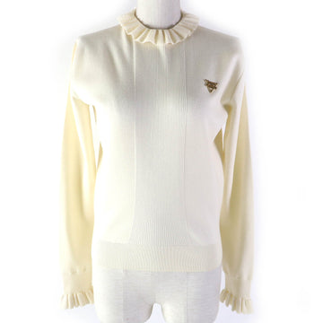 LOUIS VUITTON knit wool Ivory XS