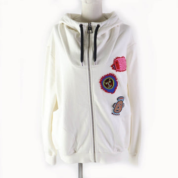 LOUIS VUITTON Hoodie cotton white S