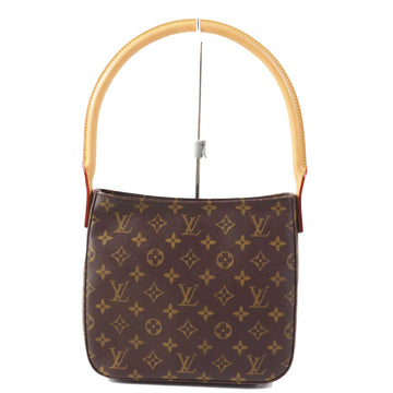 LOUIS VUITTON Shoulder Bag M51146 Monogram canvas, tanned leather Brown Monogram LoopingMM