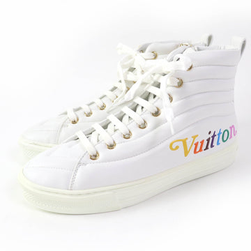LOUIS VUITTON High cut sneakers Main: Leather white Stellar Line Women 36 Used