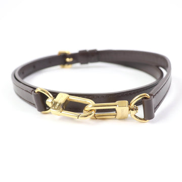 LOUIS VUITTON Shoulder strap J00276 Main: Leather Brown Women Used