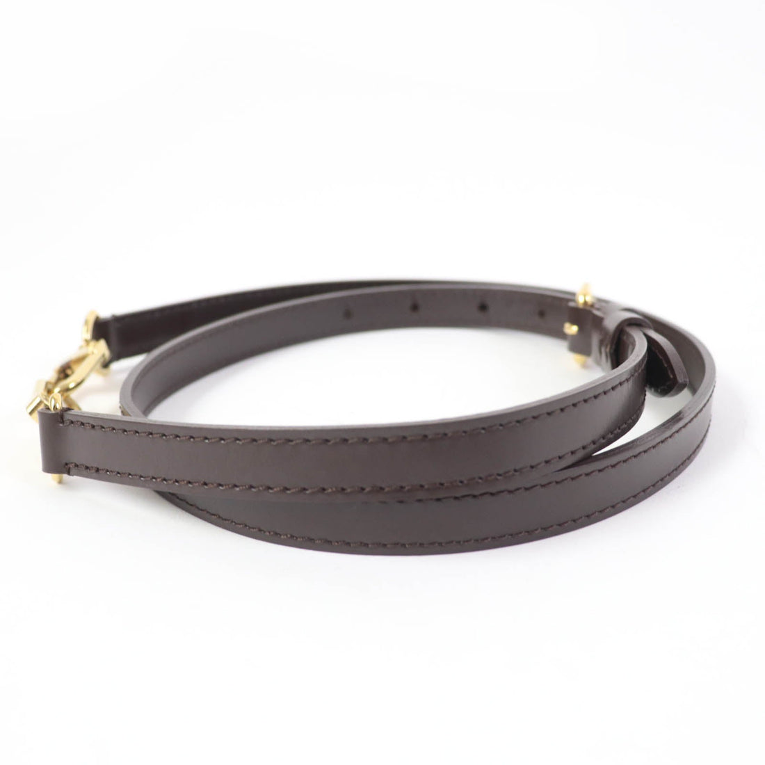 LOUIS VUITTON Shoulder strap J00276 Main: Leather Brown Women Used