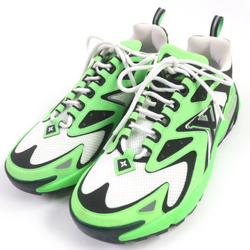 LOUIS VUITTON Low cut sneakers 1A9JEN mesh White green Tatic Line 7