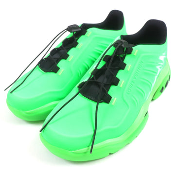 LOUIS VUITTON Low cut sneakers 1A990V Main: Rubber Lime Black Millennium line mens 6 Used