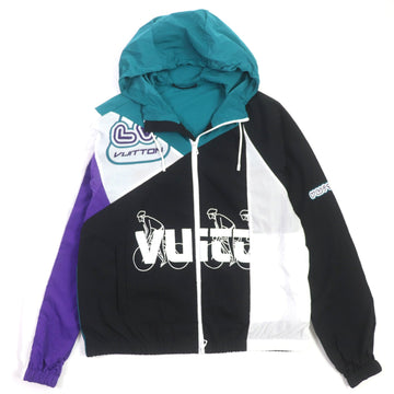 LOUIS VUITTON Nylon jacket 1AAHF6 Outer material: nylon 100% Multi Patchwork Logo Light Windbreaker mens 52 Used