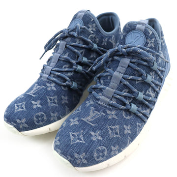 LOUIS VUITTON sneakers Monogram denim Light blue type Fast lane line 6.5
