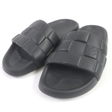LOUIS VUITTON Sandals rubber black Shower sandals Waterfront line 8