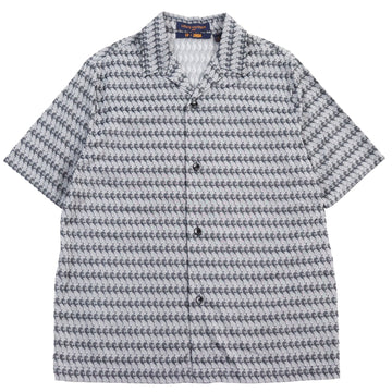 LOUIS VUITTON Short sleeve shirt HKS18W Main: 100% cotton gray mens S Used