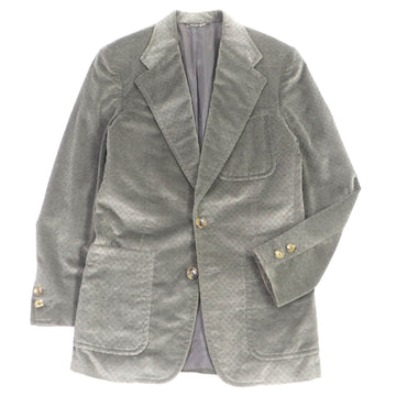LOUIS VUITTON tailored jacket Outer: 98% cotton, Outer: 2% polyurethane, Lining: 100% cupra Charcoal type mens 44 Used