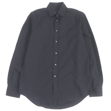 LOUIS VUITTON Long sleeve shirt Main: 100% cotton Dark navy mens S Used