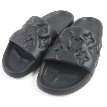 LOUIS VUITTON Sandals 1A9FKI Main: Rubber black Waterfront Line mens 10 Used