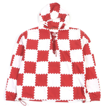 LOUIS VUITTON Blouson Nylon White red NIGO 50