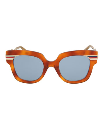 Square-Frame Acetate Sunglasses