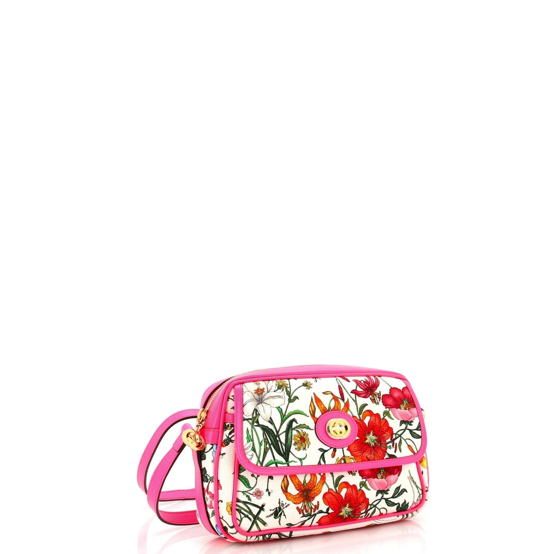 Shoulder Bag Flora Canvas Small