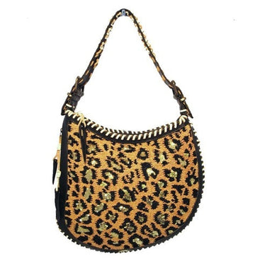 Fendi Beaded Safari Shoulder Bag