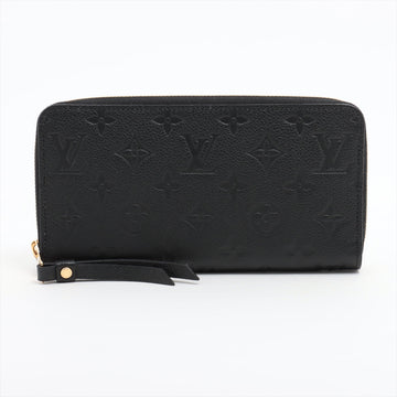Louis Vuitton Implant Zippy Wallet M61864 Noir Round Zipper Wallet