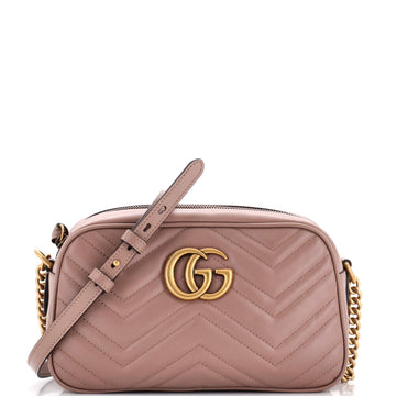 GG Marmont Shoulder Bag Matelasse Leather Small