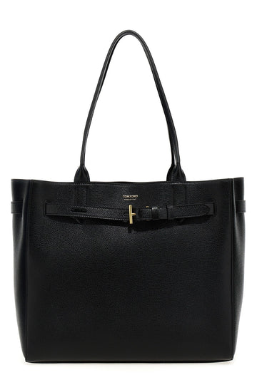 Tom Ford Women Logo Leather Shopping Bag