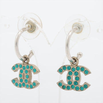 CHANEL Rhinestone Earrings 06P Ladies
