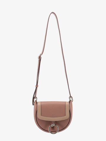 Chloe' Woman Chloe' Woman Pink Shoulder Bags