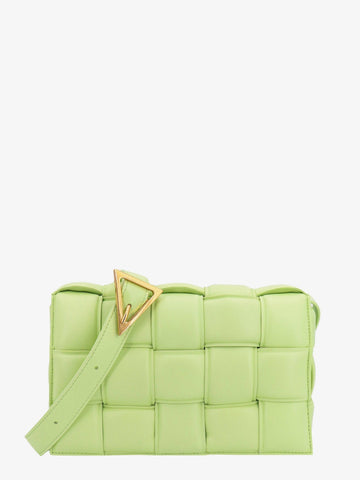 Bottega Veneta Woman Bottega Veneta Woman Green Shoulder Bags