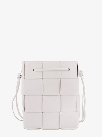 Bottega Veneta Woman Bottega Veneta Woman White Shoulder Bags