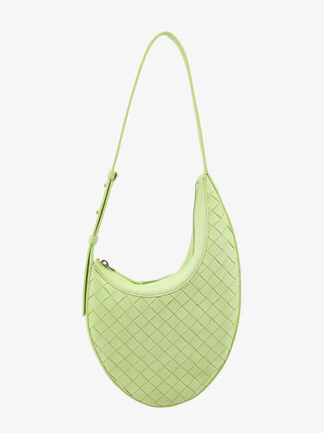 Bottega Veneta Woman Bottega Veneta Woman Green Shoulder Bags