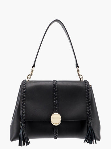 Chloe' Woman Chloe' Woman Black Shoulder Bags