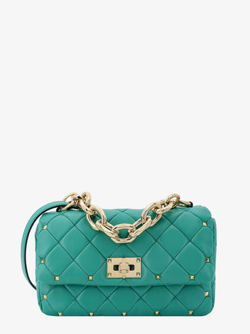 Valentino Garavani Woman Valentino Garavani Woman Green Shoulder Bags