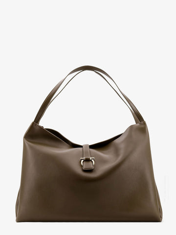 Ferragamo Woman Ferragamo Woman Green Shoulder Bags