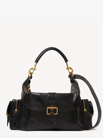 Chloe' Woman Chloe' Woman Black Shoulder Bags