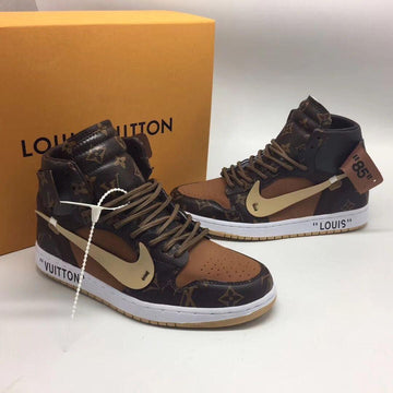 Custom Air Jordan 1 x LV Logo