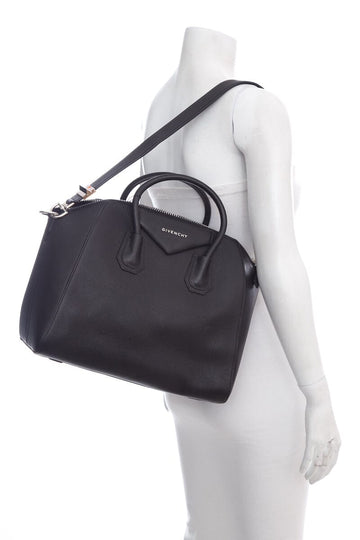 Givenchy Black Leather Antigona Handbag