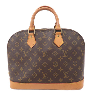 Louis Vuitton Monogram Alma Hand Bag Brown M51130