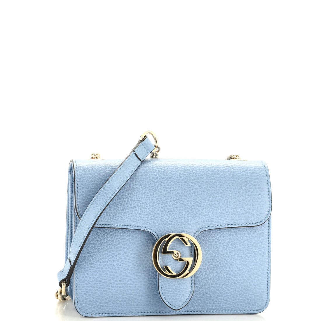 Interlocking Shoulder Bag Leather Small