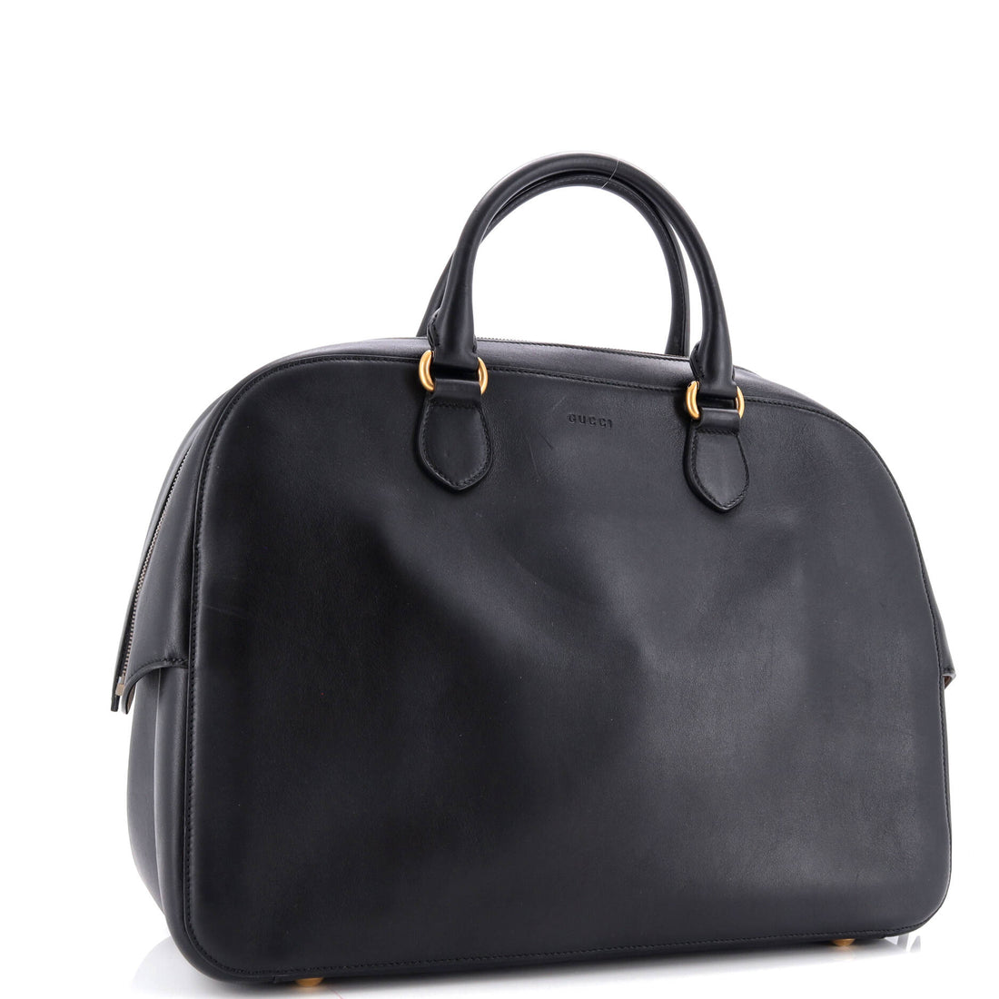 Animal Duffle Bag Embossed Leather Large