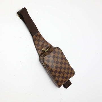 LOUIS VUITTON Sling bag N51994 Damier canvas Brown Waist pouch Damier Geronimos unisex(Unisex) Used
