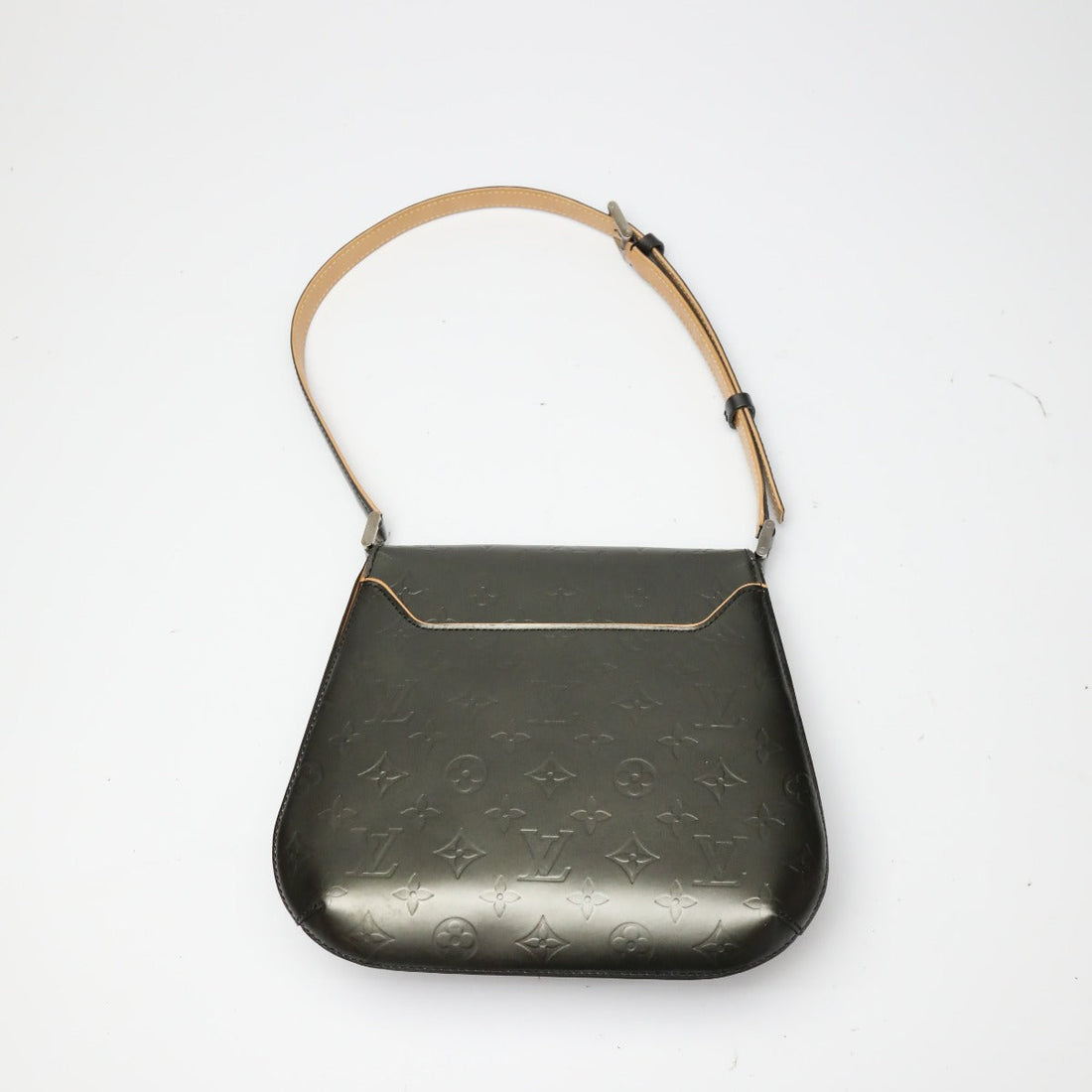 LOUIS VUITTON Shoulder Bag M55152 Monogram Matte Leather Noir Webster Street