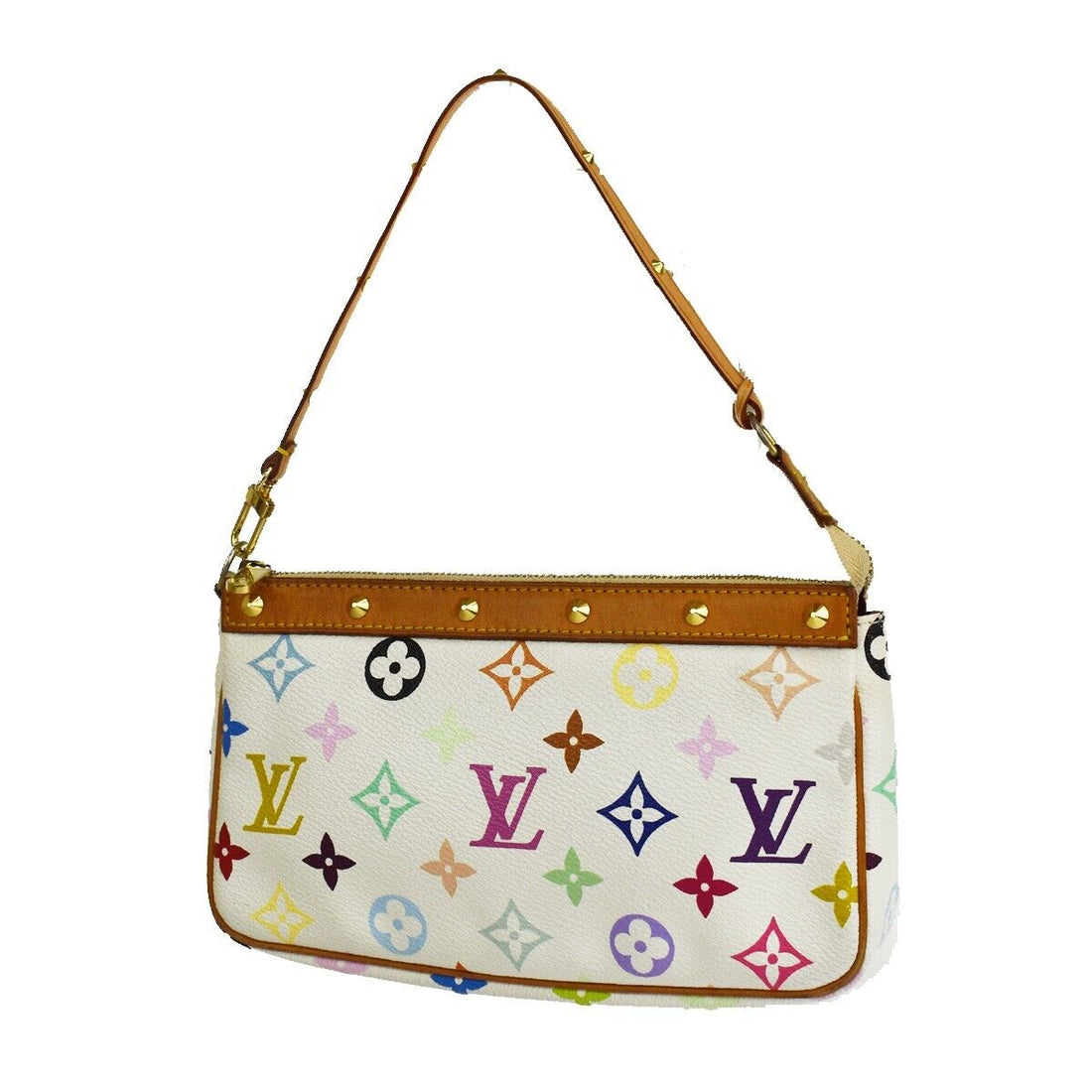 Louis Vuitton Pochette Accessoires  Canvas Clutch Bag ()